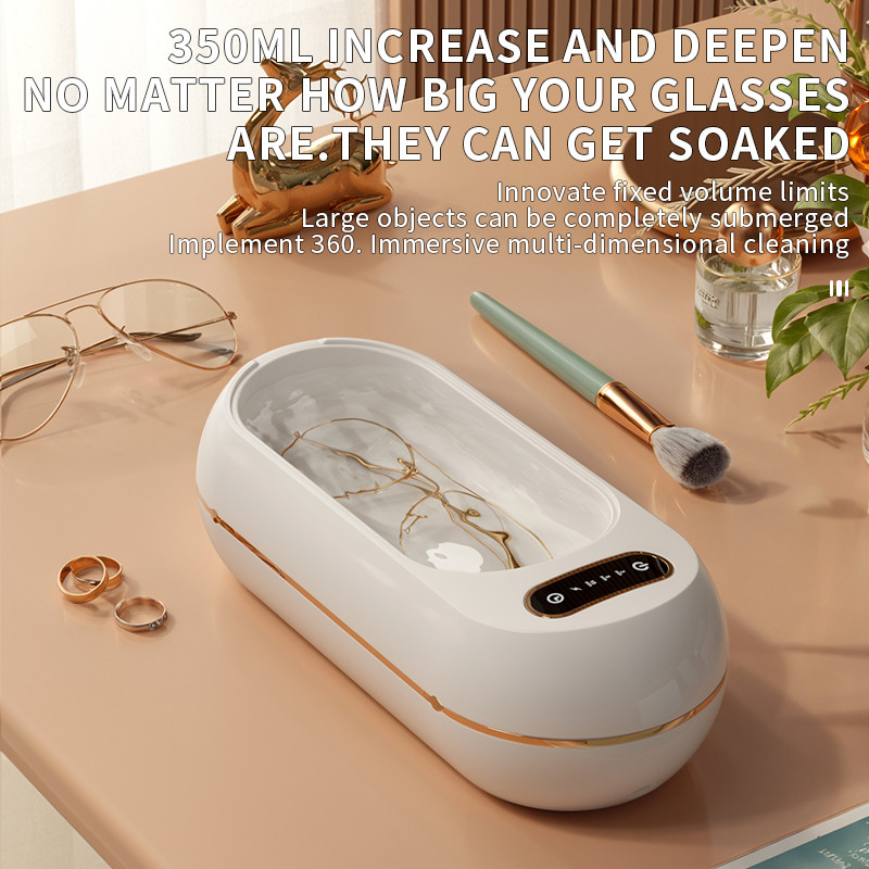 Household Ultrasonic Jewelry Cleaner, Mini Ultrasonic Glasses Cleaner, Jewelry Wates, High-Frequency