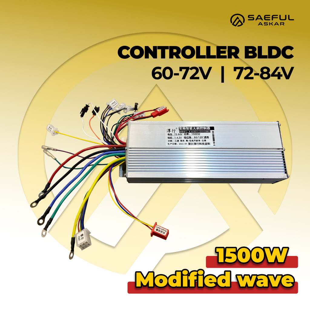 Controller Brushless 1500W Sepeda Motor Listrik