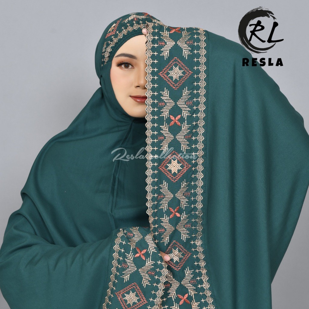 [Mukena Terbaru 2026] Mukena Dewasa Bordir Full Tabur Bunga Arkani Katun Mikro Premium Mukena Motif 