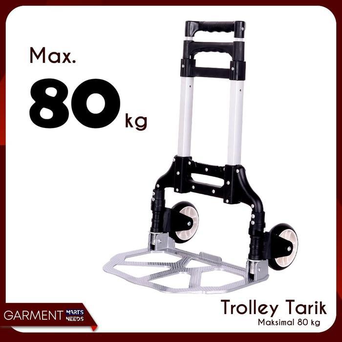 Sobatproyek3 Troley Troli Lipat Bawa Aqua Galon dan Gas Trolley Premium BAGUS 60 kg