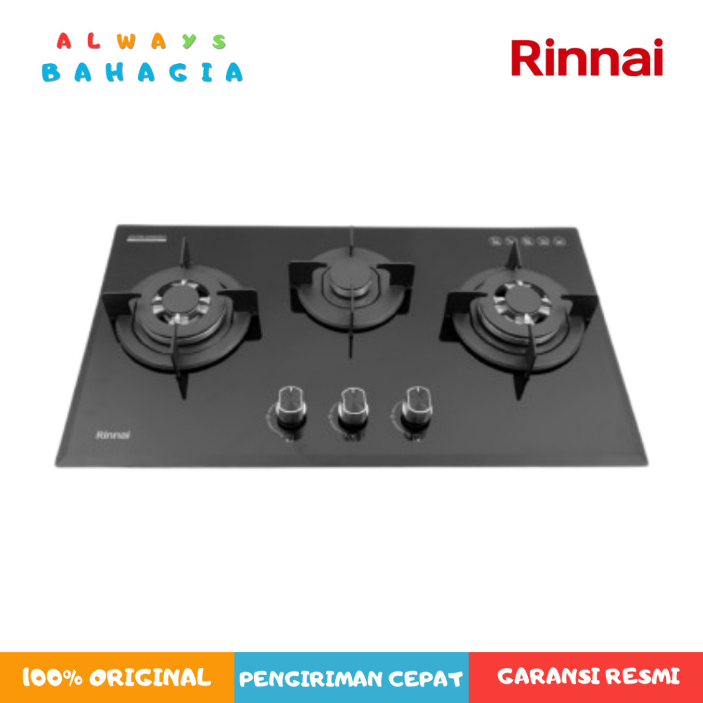 rinnai RB 317 NG komport tanam 3 tungku