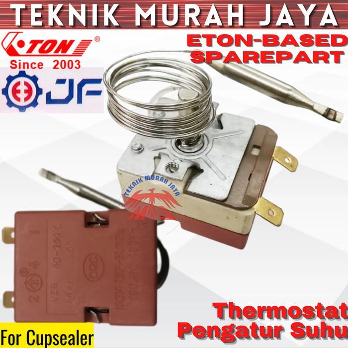 Sparepart JF Thermostat Cup Sealer ETON Pengatur Suhu Segel Gelas