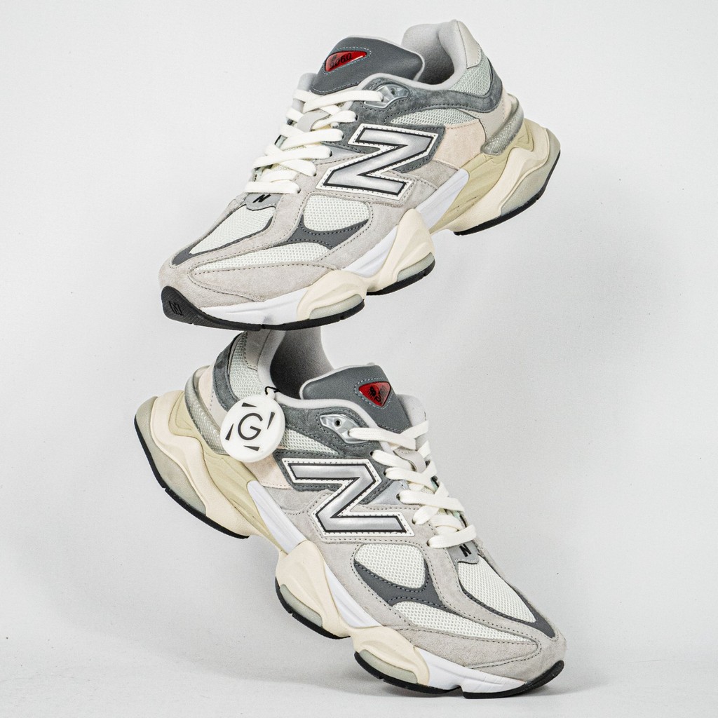 Sepatu New Balance NB 9060 Rain Cloud Grey Sepatu Casual Gym Olahraga Joging Pria Wanita