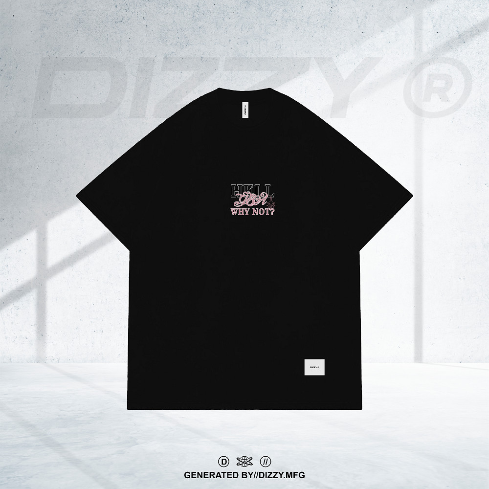 (COD) DizzyMfg - Tshirt Hell yeah Black / White