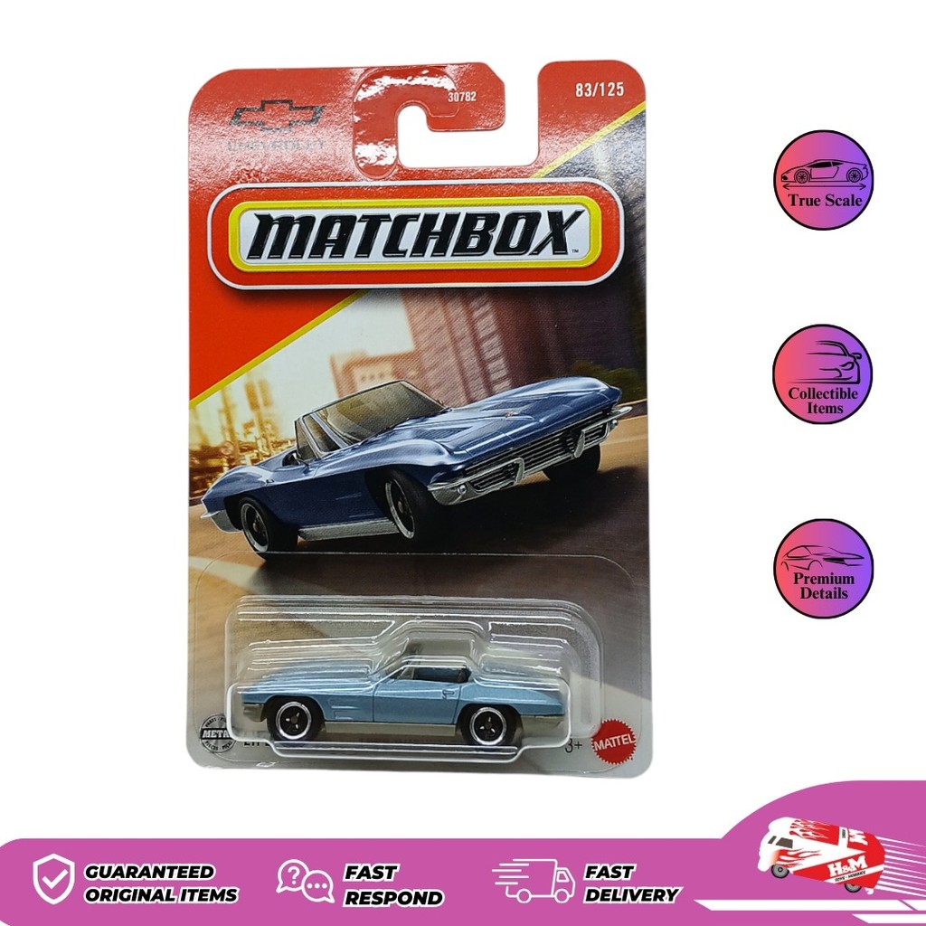 Matchbox 1963 Chevy Corvette - 93BK