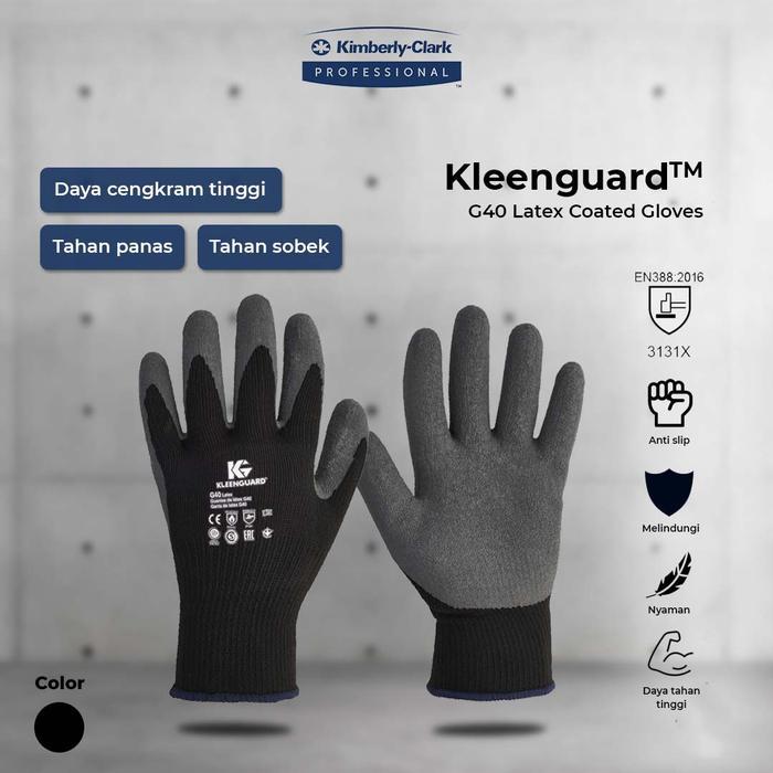 Sobatproyek3 KleenGuard Gloves G40 Latex - Sarung Tangan Safety Tahan panas - M