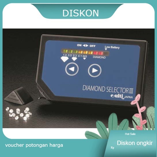 Temukan Diamond Selector III - Uji keaslian berlian/ kekerasan batu - Tester 3 Permata Batu Akik Met