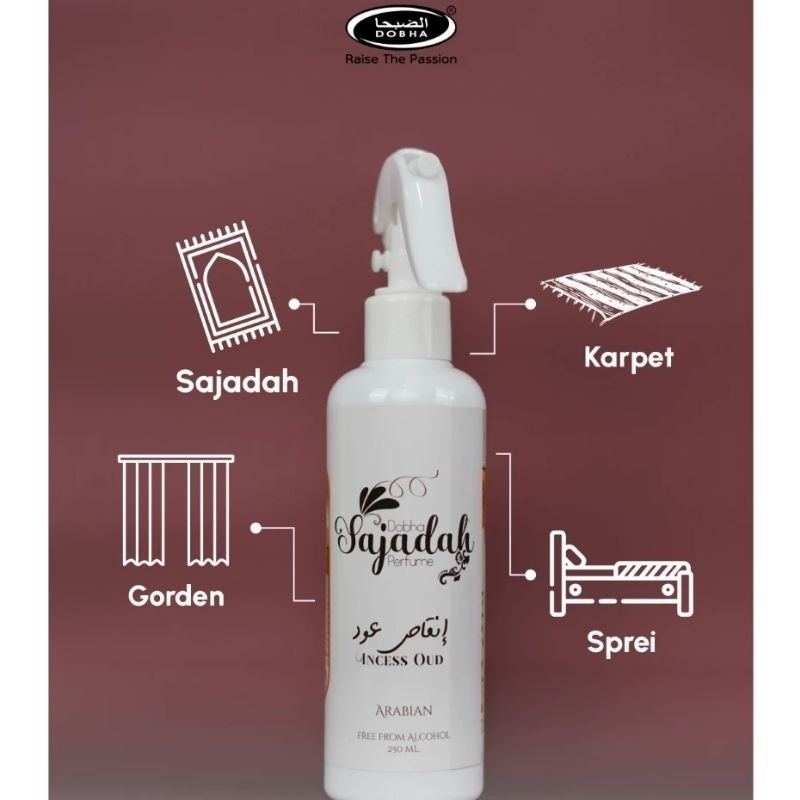 INCESS OUD Parfum SAJADAH Dobha 250ml Wangi Khas Timur Tengah By. Dobha Perfumes