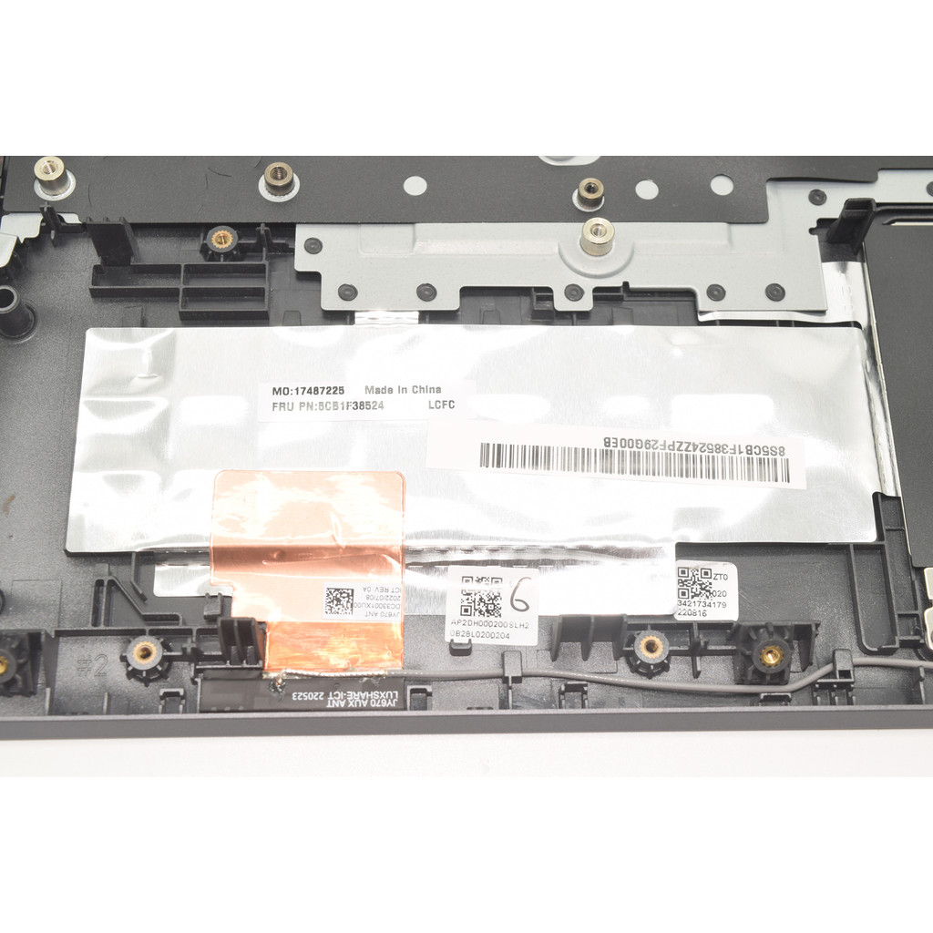 New 5CB1F38524 Grey For Legion 5 Pro 16IAH7H Laptop Top Case Palmrest Upper Case US Keyboard C Shell