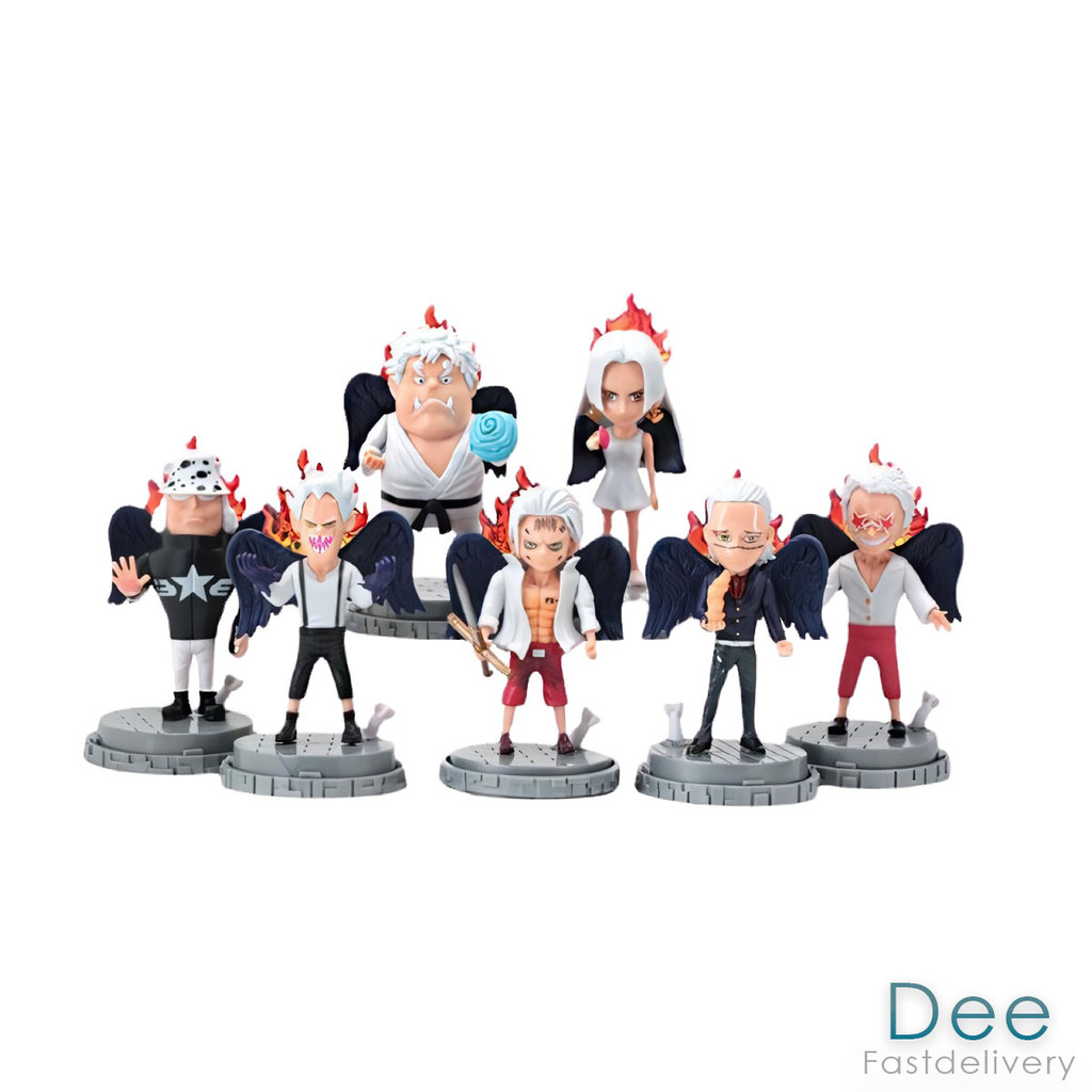 Set 7 Seraphim One Piece 12cm Action Figure PVC D-MAT142