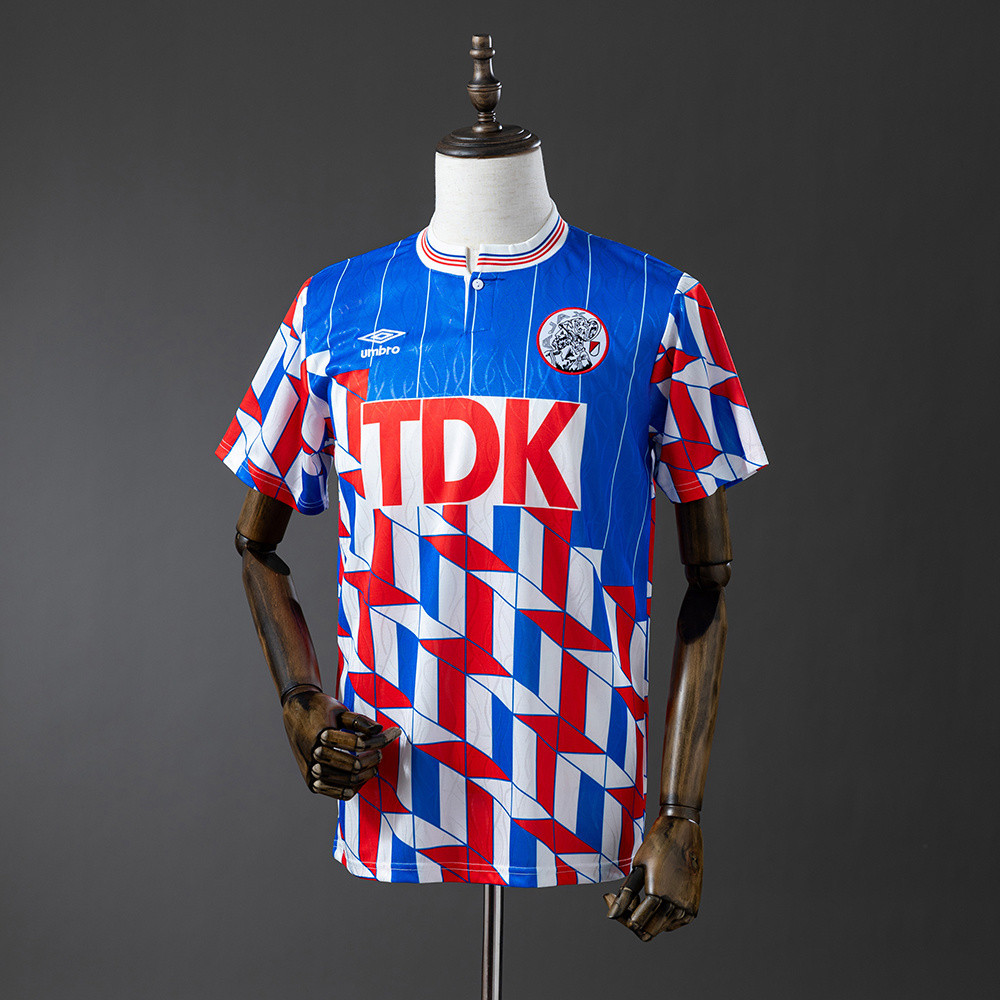 Jersey Ajax 1989/90 Away Retro T shirt pria