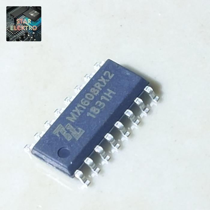 MX1608RX2 Sop-16 SMD MX1608 RX2 IC MX 1608 1608RX2 Motor Driver RC Car Mobil Remot MX1608R Remote TE