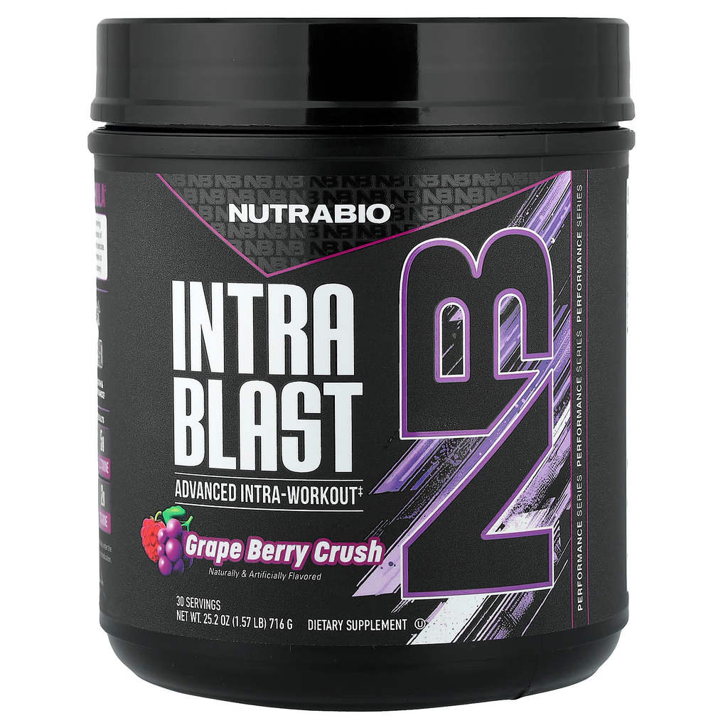 NutraBio, Intra Blast, Advanced Intra-Workout, Grape Berry Crush,
