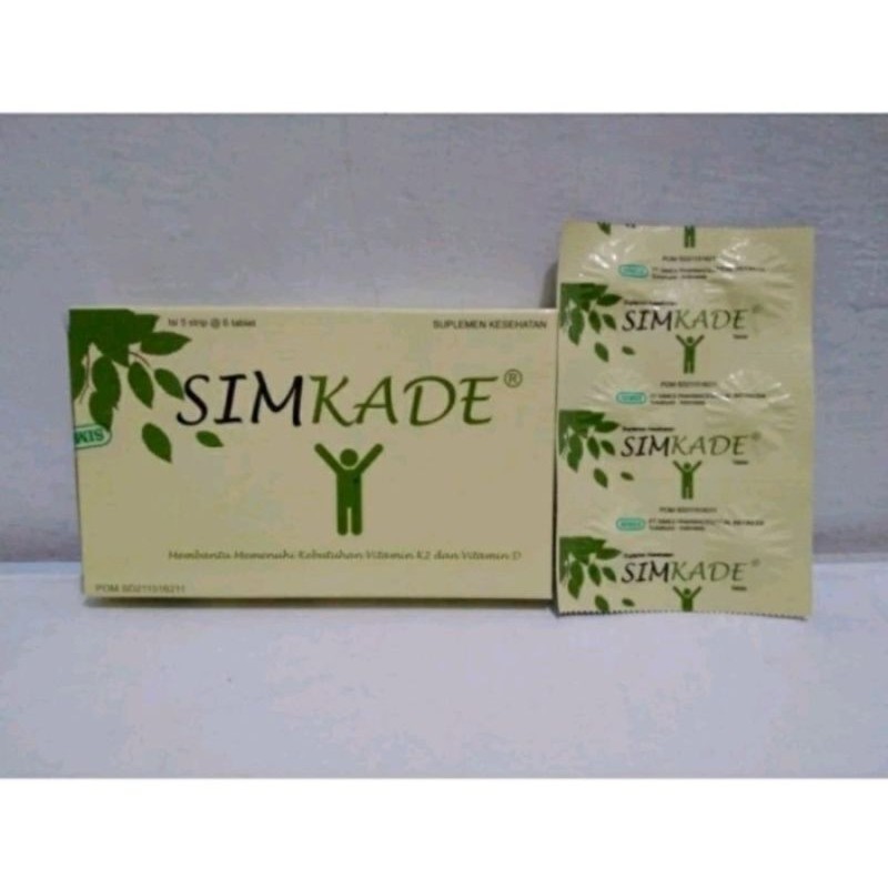 Simkade Box 30 Tablet Vitamin K2 & Vitamin D