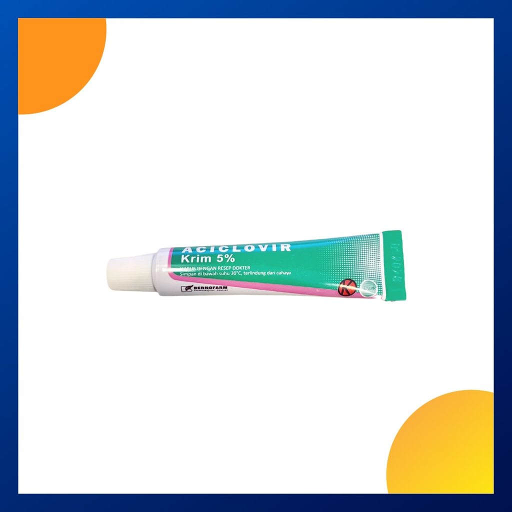 ACICLOVIR 5% GENERIK BERNOFARM CREAM 1 TUBE @ 5 G