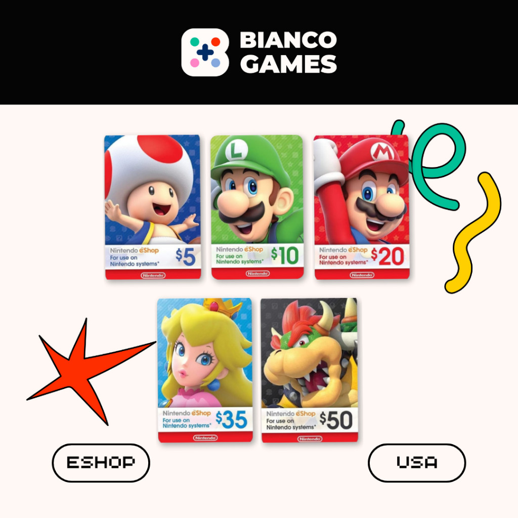 NINTENDO ESHOP REG US / UNITED STATES