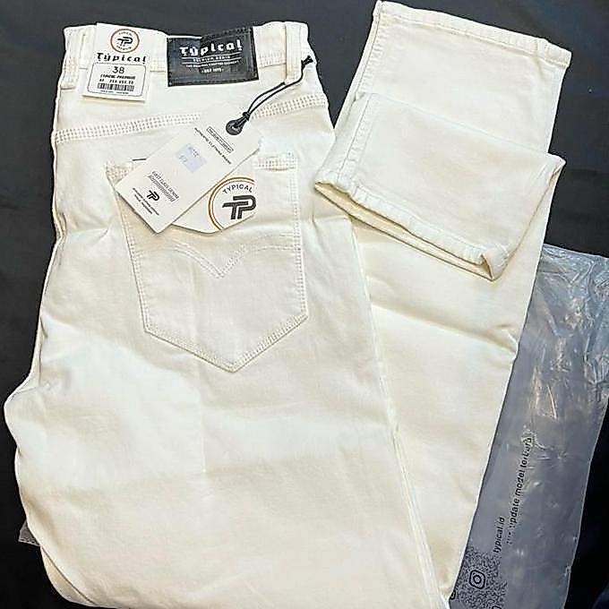 CELANA JEANS PUTIH BERSIH TYPICAL ORIGINAL - CELANA JEANS PRIA PUTIH BERSIH - CELANA PUTIH BERSIH PR