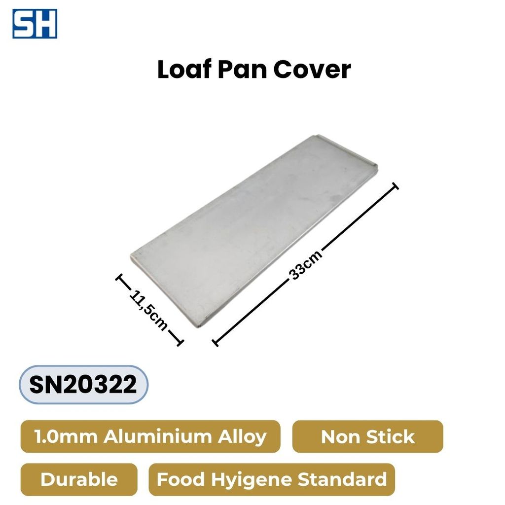 Non Stick Loaf Pan Cover Tutup Loyang Roti Tawar Anti Lengket 330 x 115 mm Sanneng SN20322