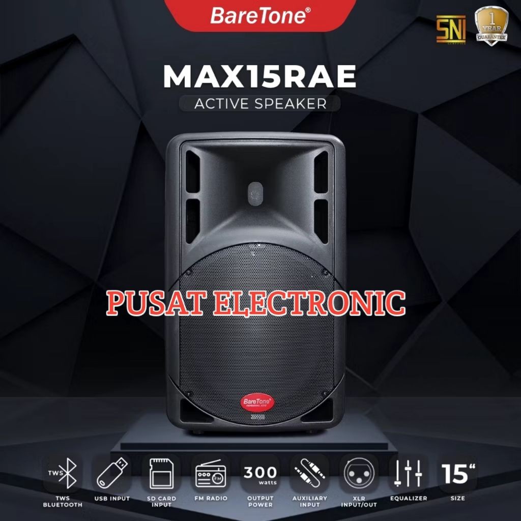 Speaker Aktif Baretone Max15rae Original Speaker 15inch Baretone