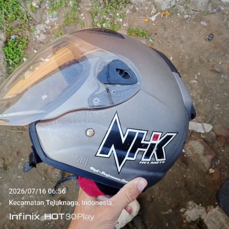 NHK r6 grey coklat second
