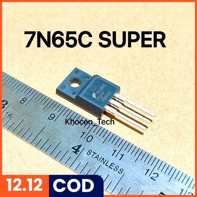 MOSFET 7N65C PQFP7N65C FET 7N65C FET 7N65  N-CHANNEL SMPS 7A 650V 7N65C
