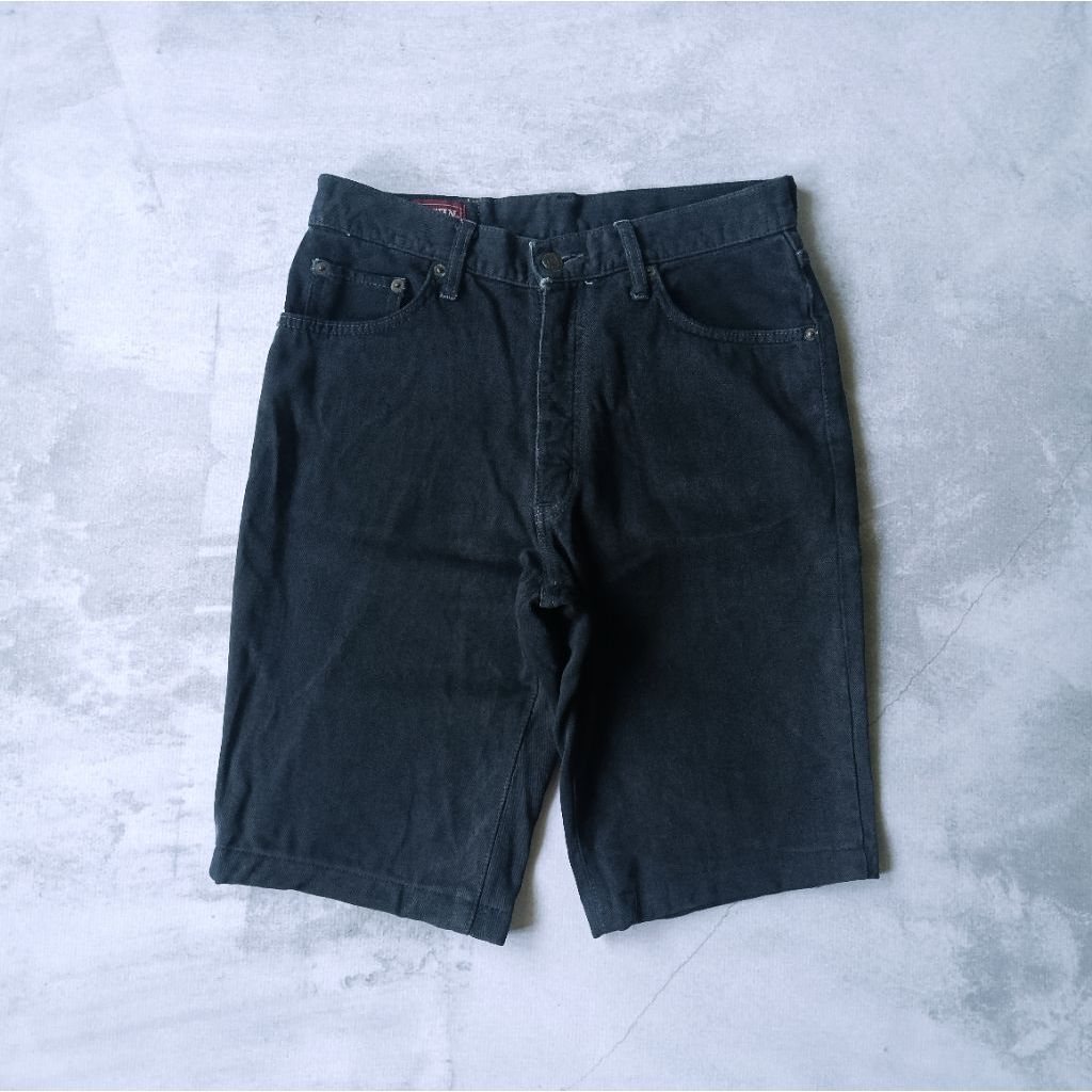 Celana Pendek Denim Jeans Edwin Black Washed