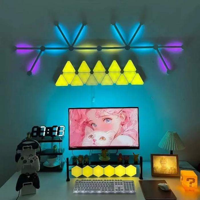 Lampu RGB Bar Ambient Light TV Nano RGB Lines Smart Lampu LED Gaming Pintar