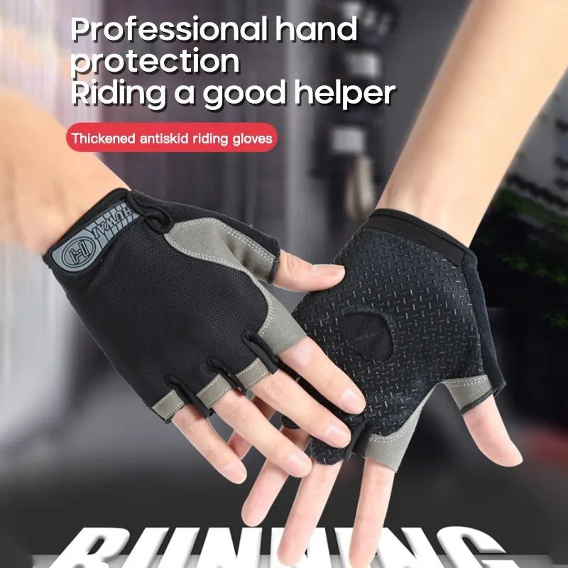 Foto Huwai Sarung Tangan Cycling Glove Half Finger untuk sepeda MTB RB Seli Motor