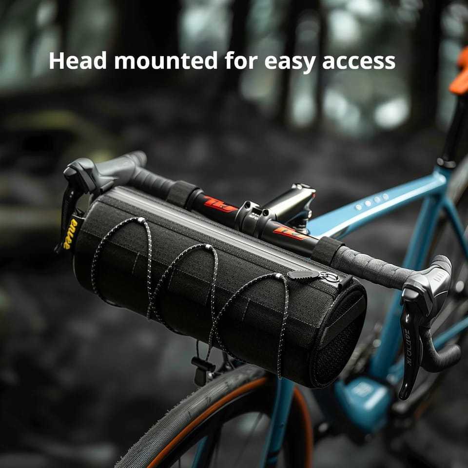 Foto Enlee Tas Depan Sepeda Handlebar Stang Frame Sadel Seatpost Selempang Front Bag