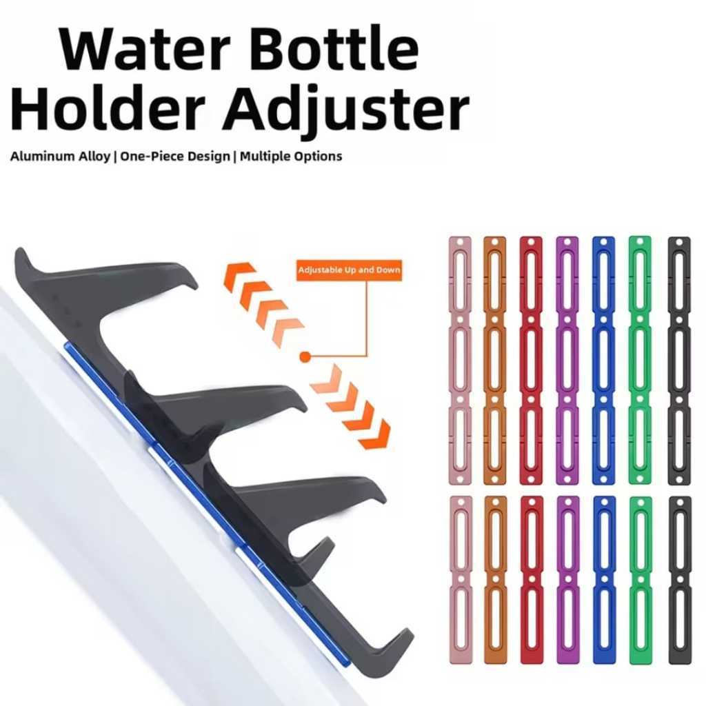 Foto Enlee Bike Bottle Cage Adapter Bottle Bidon Mounting Base Adaptor Botol Minum Adjustable Position Up Down  Water Bottle Cage Mount Brackets Sepeda