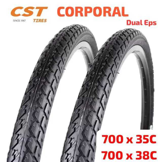 Foto Ban Luar CST Corporal 700 x 35C 38C Sepeda Gravel Hybrid Bike 700c 35 38