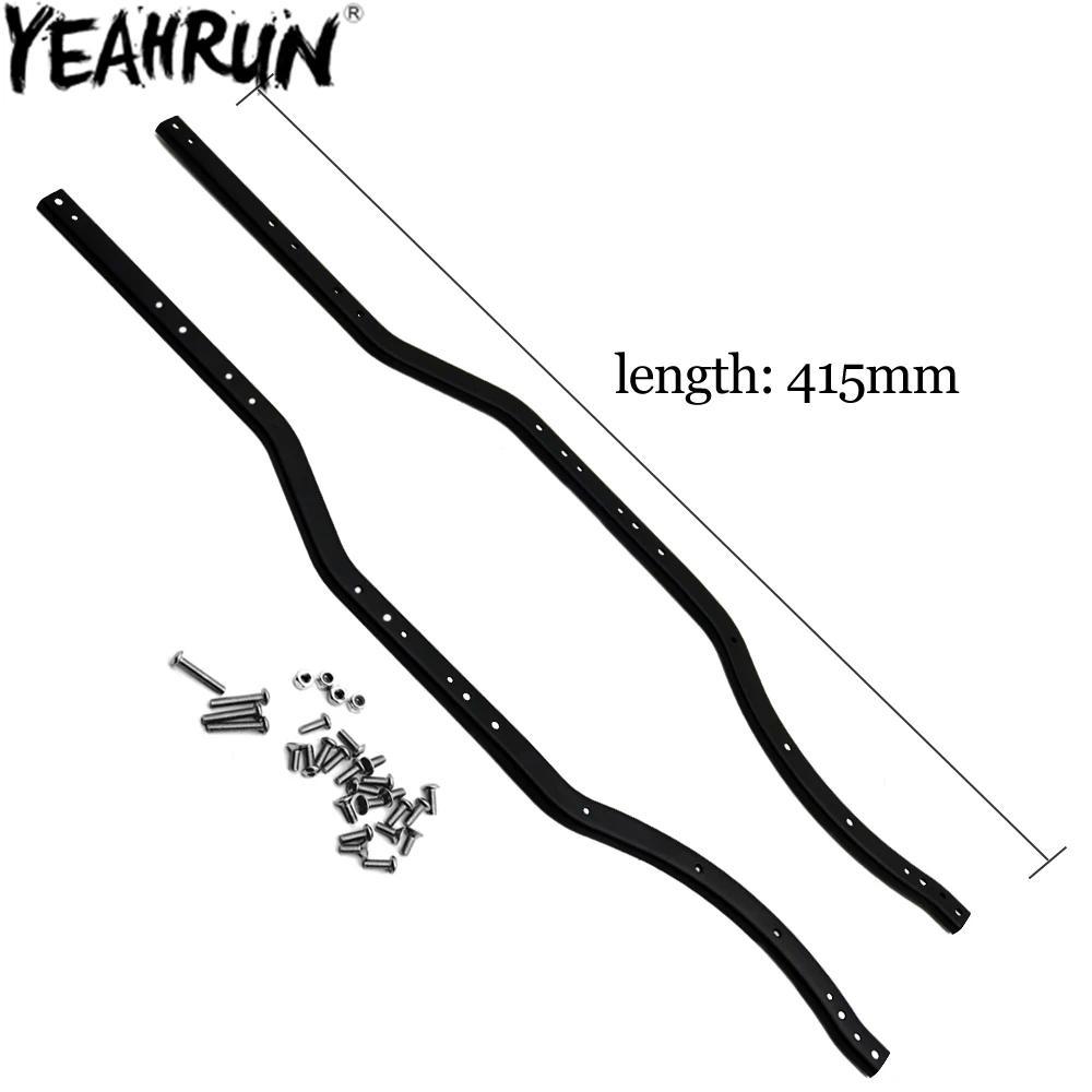 YEAHRUN Stainless Steel Girder Side Frame Chassis for 1/10 RC Crawler Car Axial SCX10 & SCX10 II 900