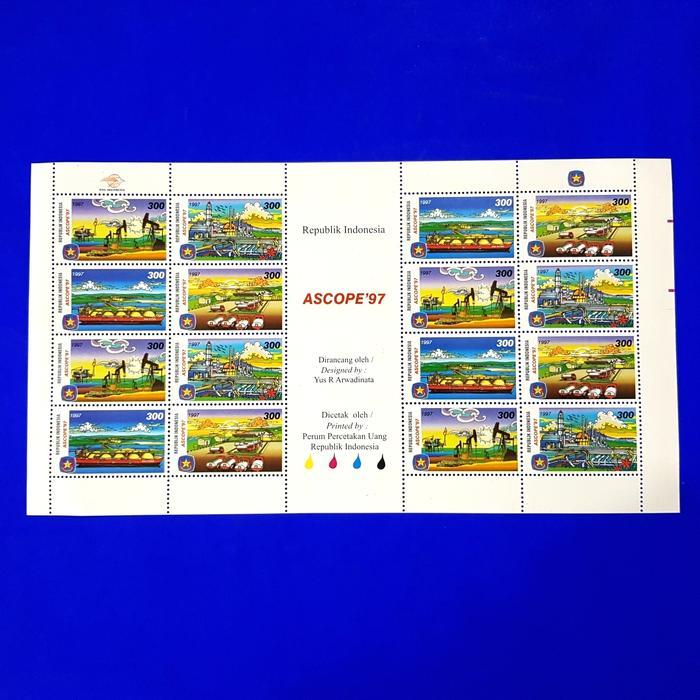 Perangko/Prangko INDONESIA. PERTAMINA ~ ASCOPE '97. Fullsheet