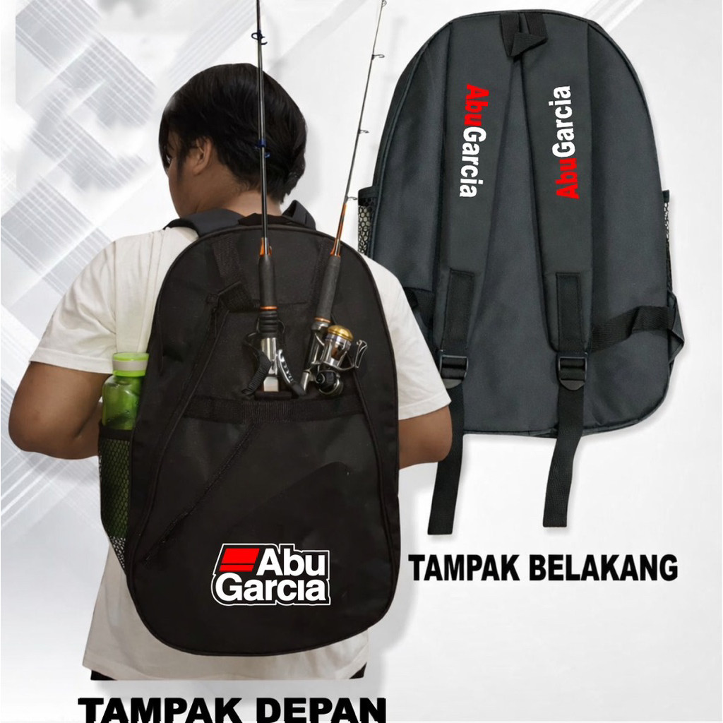 Tas Mancing Tas Ransel Mancing Premium Hitam Tas Joran Pancing Hitam Ransel Terbaru Tas serbaguna JB