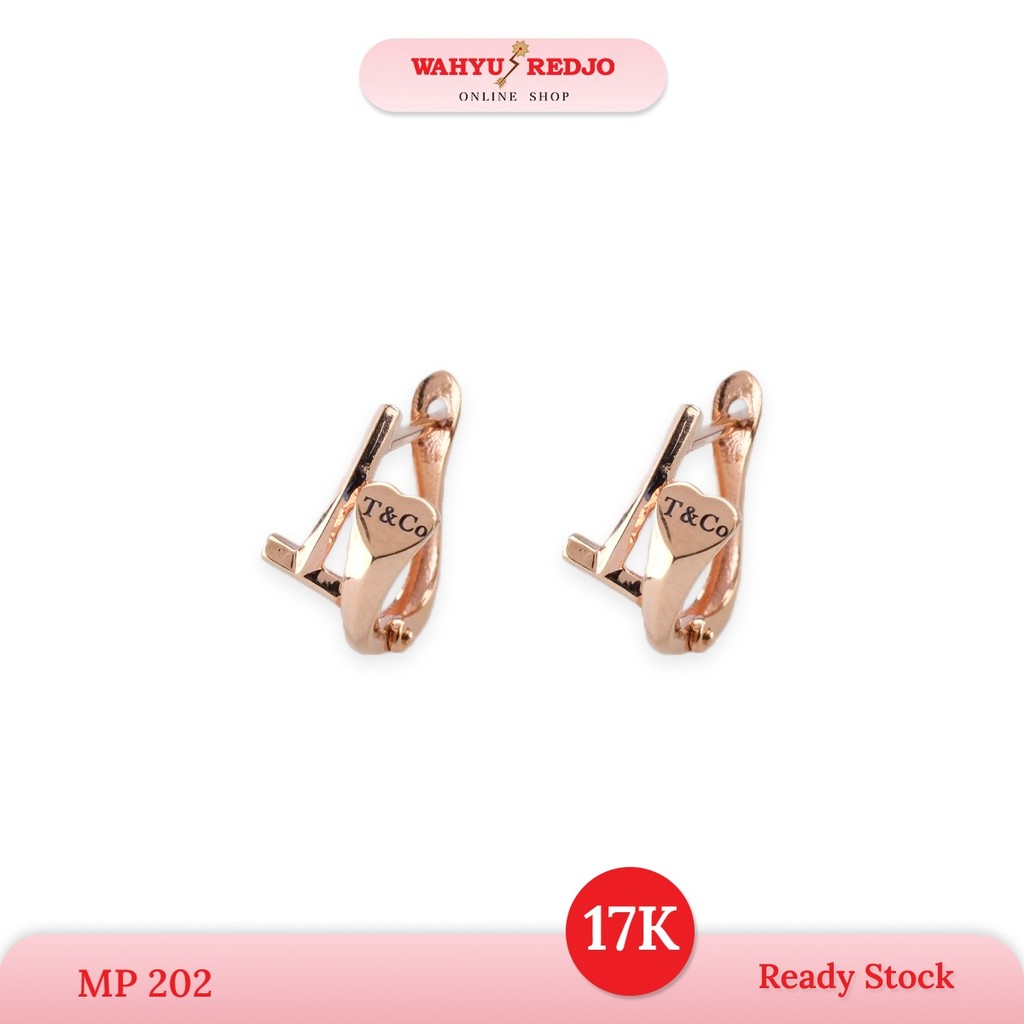 Anting Klep T dan Love Amero 17K Wahyu Redjo ANT-17K- 33194476 Pameran