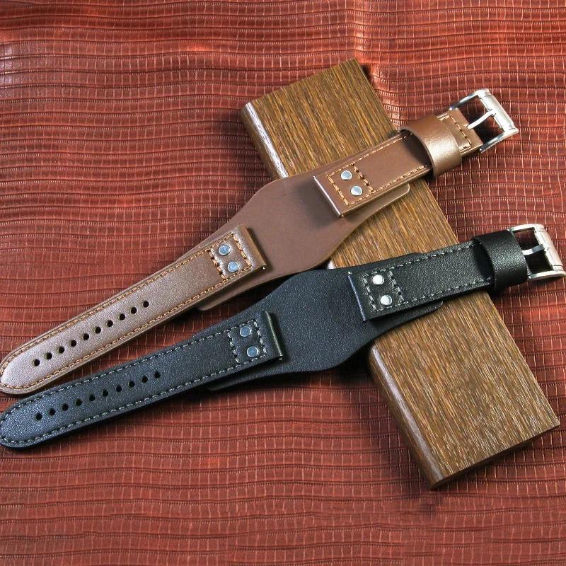 Soft Smooth Genuine Cow Leather Watbands for Fossil 2565 2891 FS4812 FS5068 Series Waterproof Strap 