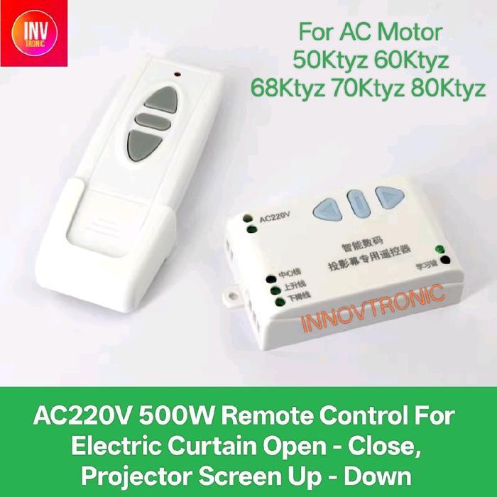 AC220V 500W Remote Control For Electric Curtain,  Projector Screen Synchronous Motor 50Ktyz 60Ktyz 6