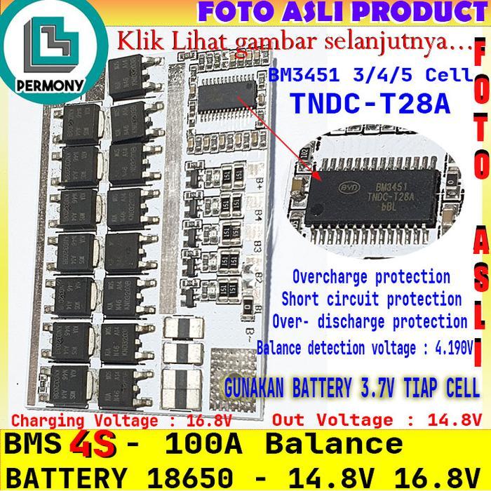 BMS 3S 100A BALANCE CHARGING PROTECTION LI-ION LITHIUM BATTERY - 3S_18650