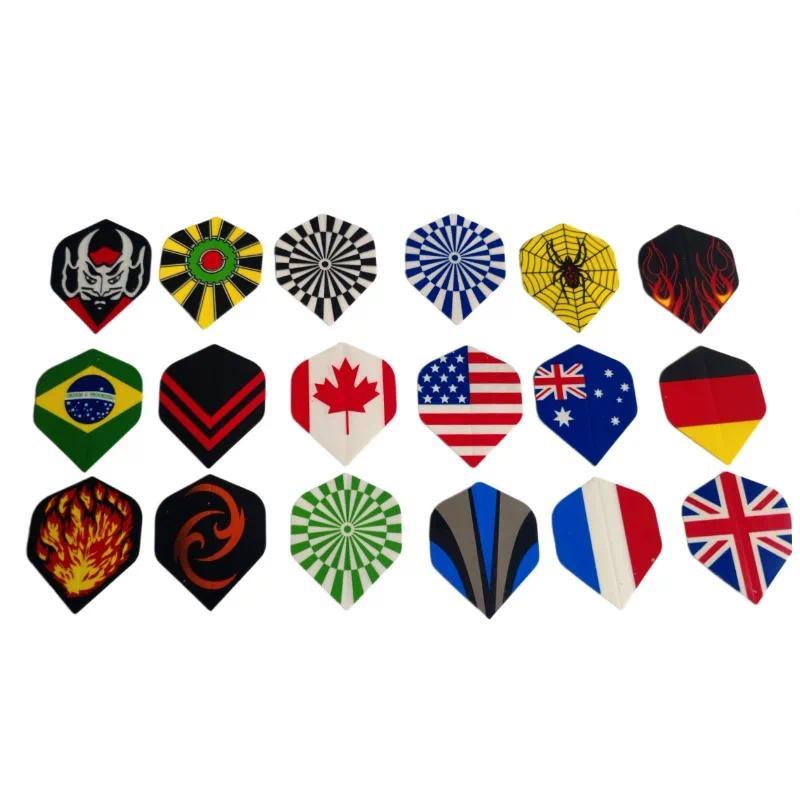 Hot Beautiful Reflective Dart Wing Set Dart Flying High Quality Durable PVC Beautiful Dart Flying Se