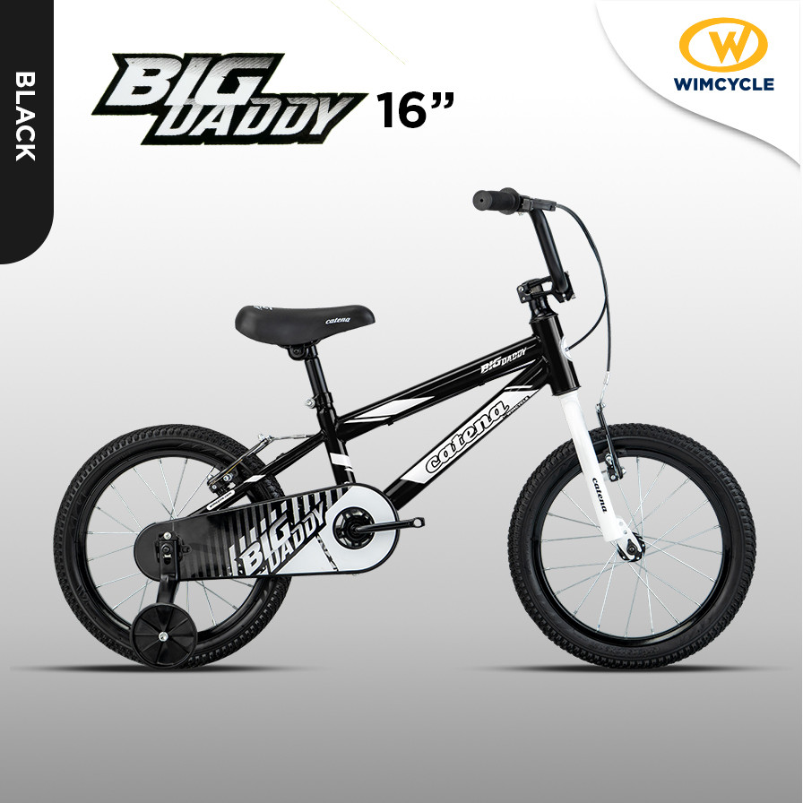 Sepeda Anak Laki & Perempuan BMX 16" Wimcycle CAT BIG DADDY Ban 2.125--GowesLaju