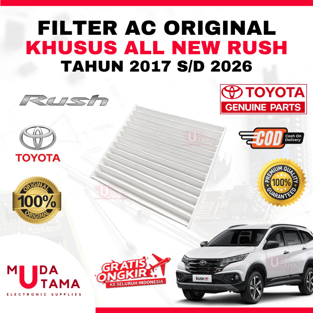 Filter AC ALL NEW RUSH 2017 s/d 2026 ORIGINAL Toyota - Filter AC Kabin ALL NEW RUSH - Filter AC Cabi