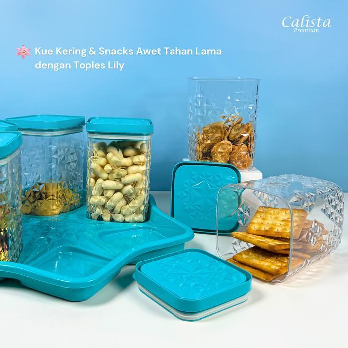 Promo FLASHSALE TOPLES CALISTA LILY 6 SET - SATU SET TOPLES KUE KERING LEBARAN - 6SET Satu Set Tople