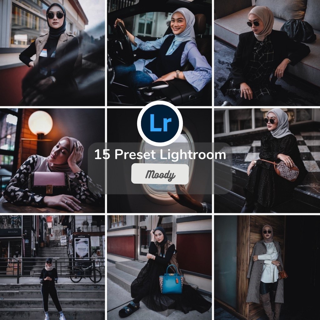 PRESET LIGHTROOM PREMIUM MOODY - ISI 15 PRESET (PROMO TERBATAS)