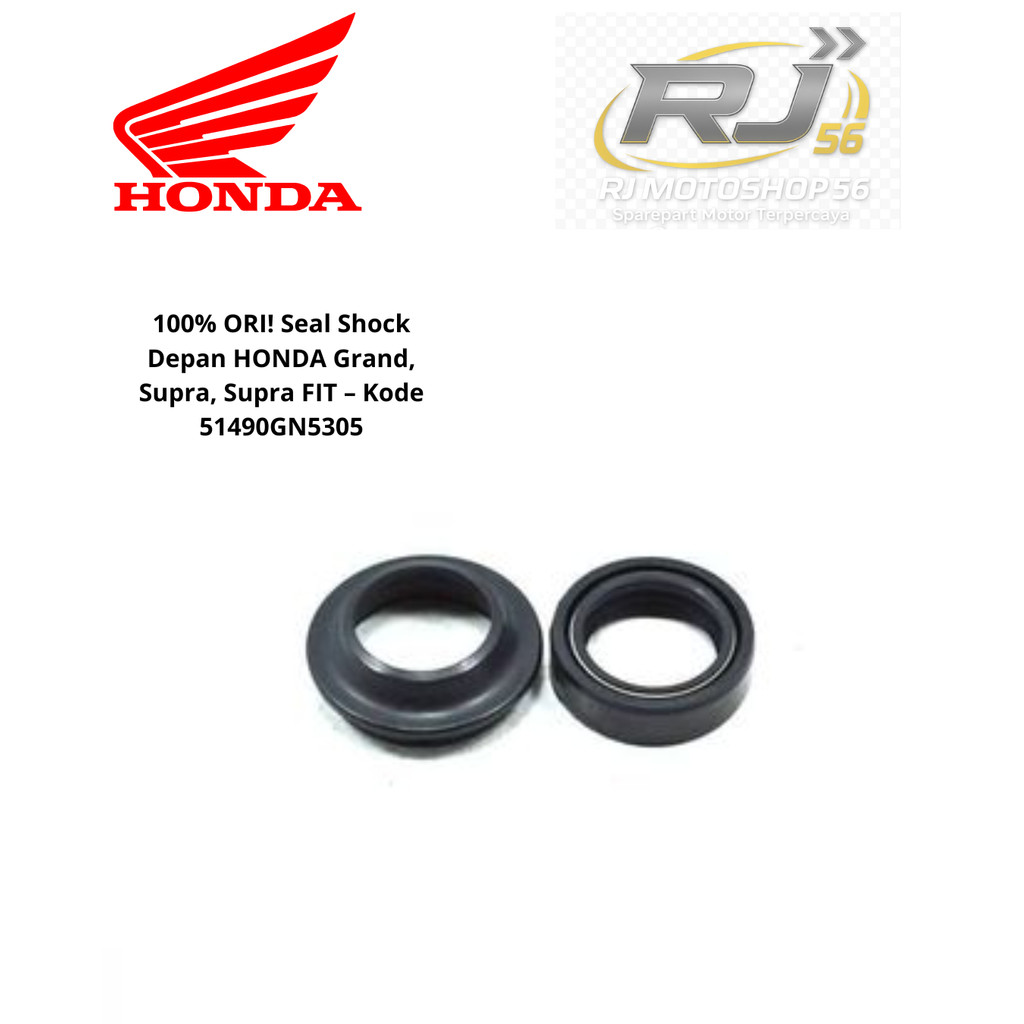 100% ORI Seal Shock Depan HONDA Grand, Supra, Supra FIT – Kode 51490GN5305