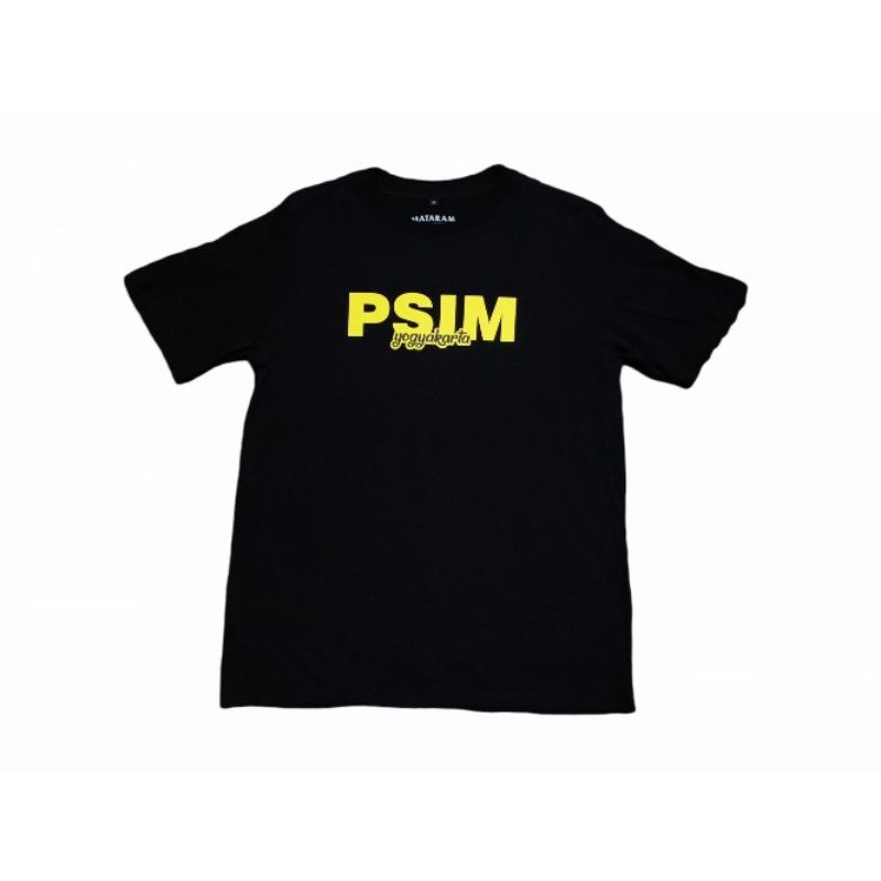 (COD) Mataram Merch29 Kaos Hitam PSIM Yogyakarta (T-Shirt Black PSIM YK)