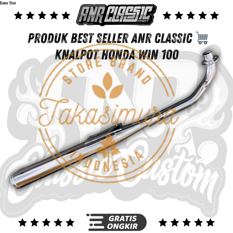 AJM - KNALPOT HONDA WIN 100 KNALPOT WIN 100 WIN100 NALPOT HONDA WIN 100