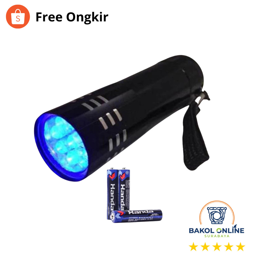 Senter UV Senter Ultraviolet uv 395