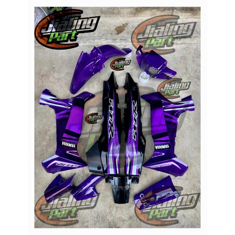 PROMO cover body full set yamaha fiz r SE ungu hitam body halus fiz r SE ungu body halus fizr
