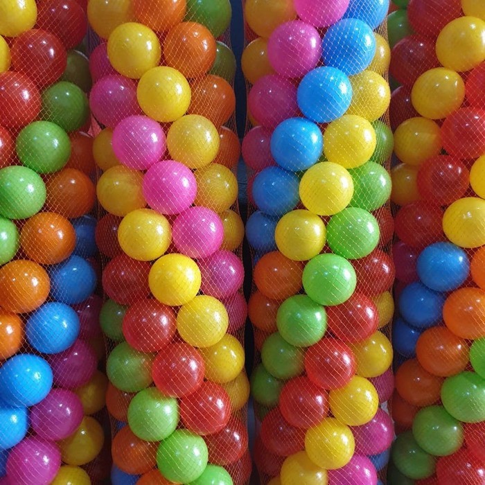 AQUATIC MANDI BOLA PREMIUM PUTIH SILVER SNI / BOLA MANDI ANAK