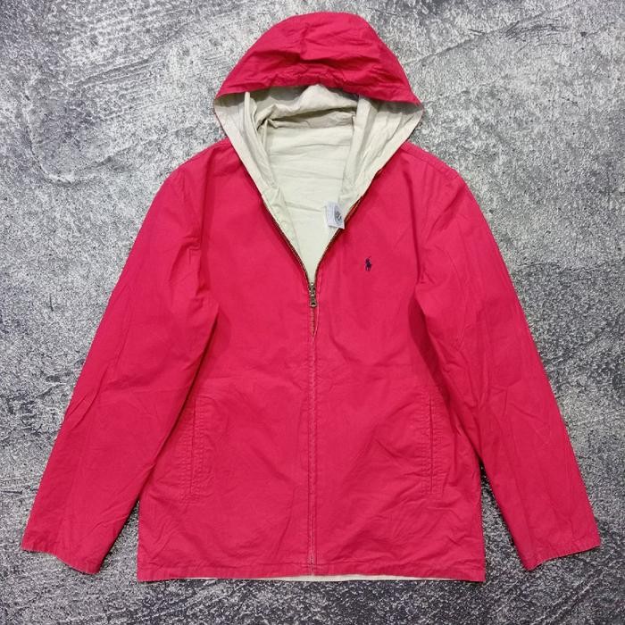 Jaket outdoor reversibel POLO BY RALPH LAUREN jaket casual bagus size L